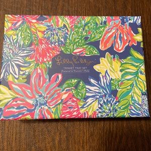 Lily Pulitzer Trinket tray set of 2